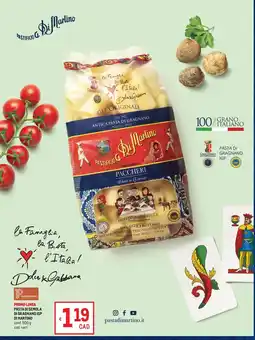 Metro Pasta di Semola di Gragnano IGP di Martino offerta