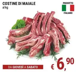 Tre Valli Supermercato Costine di maiale offerta