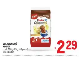 Metro Colazione più Kinder offerta