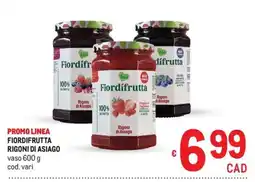 Metro Fiordifrutta Rigoni di Asiago offerta