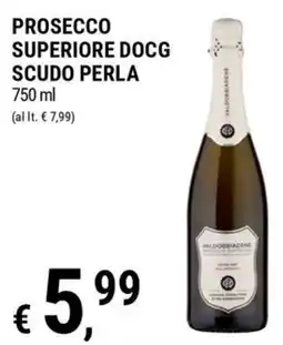 Tre Valli Supermercato Prosecco superiore docg scudo perla valdobbiadene offerta