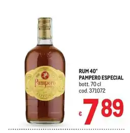 Metro Rum Pampero Especial offerta