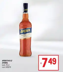 Metro Aperitivo 11° Aperol offerta
