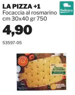 GrosMarket Focaccia al rosmarino offerta