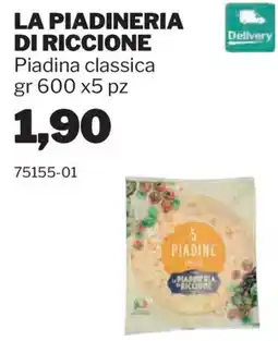 GrosMarket Piadina classica La Piadineria di Riccione offerta