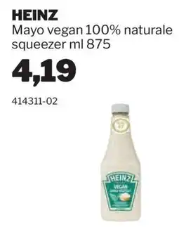 GrosMarket Heinz mayo vegan 100% naturale offerta