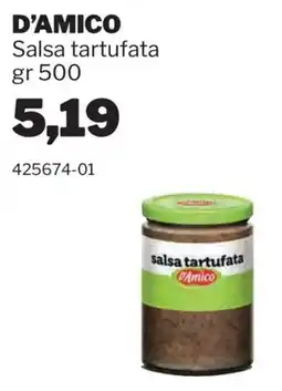 GrosMarket Salsa tartufata D'Amico offerta