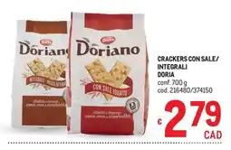 Metro Crackers con sale Doria offerta