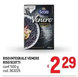 Metro Riso integrale Venere Riso Scotti offerta