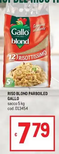 Metro Riso blond parboiled Gallo offerta