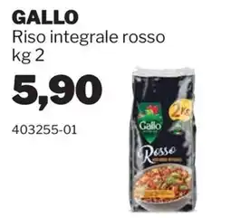 GrosMarket Gallo Riso integrale rosso offerta