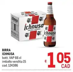 Metro Birra Ichnusa offerta