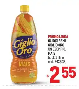 Metro Olio di semi di mais Giglio Oro offerta