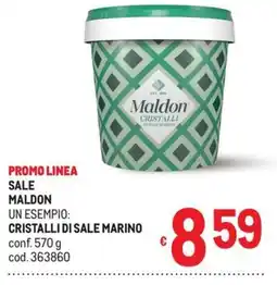 Metro Sale Maldon Cristalli di Sale Marino offerta