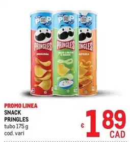 Metro Snack Pringles offerta