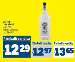 Metro Gin Lion Heart offerta