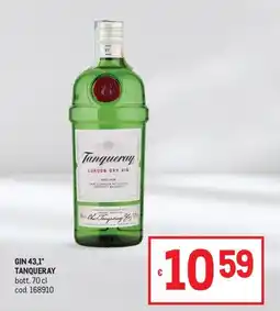 Metro Gin Tanqueray offerta