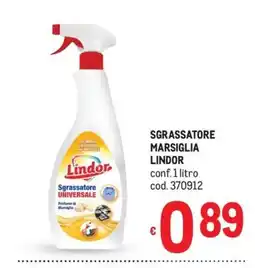 Metro Sgrassatore universale Lindor offerta