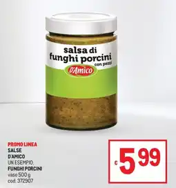Metro Salsa di funghi porcini D'Amico offerta
