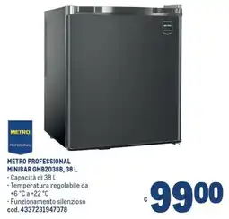 Metro Metro Professional Minibar GMB2038B offerta