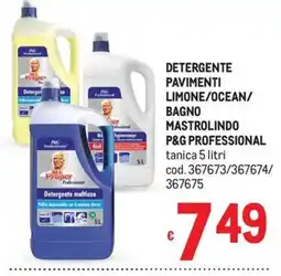 Metro Detergente multiuso Mr. Proper Professional offerta