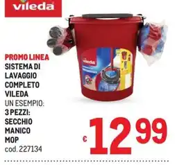 Metro Sistema di lavaggio completo Vileda offerta