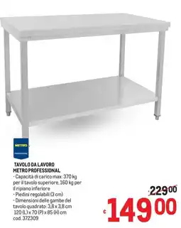 Metro Tavolo da lavoro Metro Professional offerta