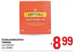 Metro Tè English Breakfast Twinings offerta