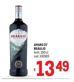 Metro Amaro 21° Bràulio offerta