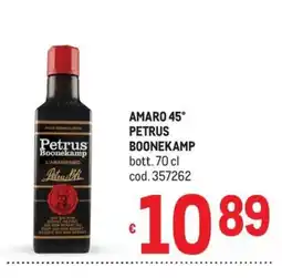 Metro Amaro Petrus Boonekamp offerta