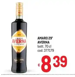 Metro Amaro 29° Averna Siciliano offerta