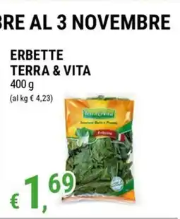 Tre Valli Supermercato Erbette Terra & Vita offerta