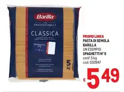 Metro Pasta di semola Barilla offerta