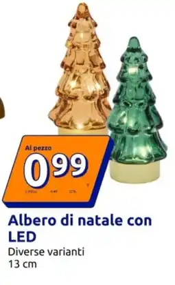 Action Albero di natale con LED offerta