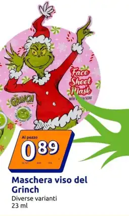Action Maschera viso del Grinch offerta