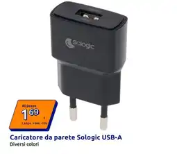 Action Caricatore da parete Sologic USB-A offerta