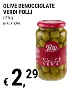 Tre Valli Supermercato Olive denocciolate verdi Polli offerta