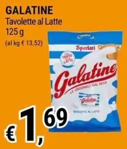 Tre Valli Supermercato Galatine Tavolette al Latte offerta