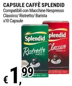 Tre Valli Supermercato Splendid Ristretto offerta