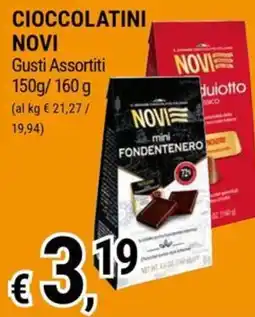 Tre Valli Supermercato Cioccolatini Novi Gusti Assortiti offerta