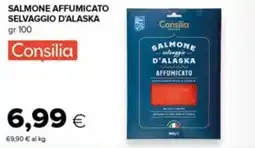 Tigre Salmone selvaggio d'alaska affumicato Consilia offerta