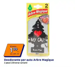 Action Deodorante per auto Arbre Magique offerta