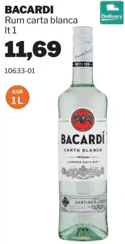 GrosMarket Bacardi rum carta blanca offerta