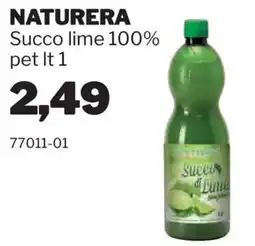 GrosMarket Naturera Succo lime 100% offerta