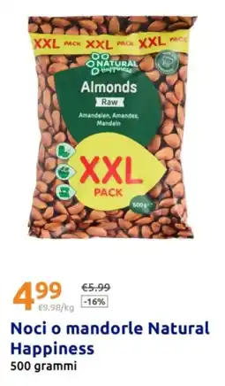 Action Noci o mandorle Natural Happiness offerta