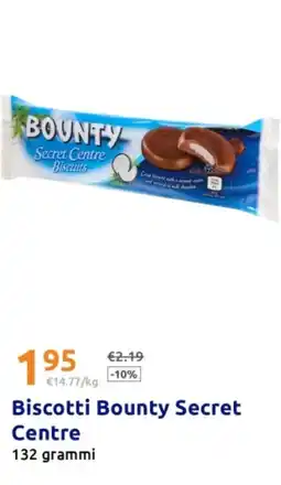 Action Biscotti Bounty Secret Centre offerta