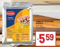 Metro Tonno all'olio di semi Donzela offerta