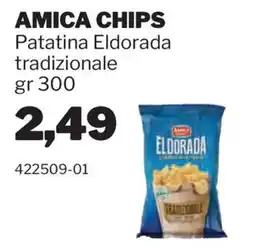 GrosMarket Amica chips Patatina Eldorada tradizionale offerta