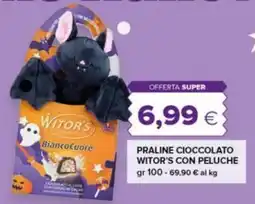 Tigre Praline cioccolato Witor's con peluche offerta