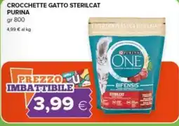 Tigre Crocchette gatto sterilcat Purina One Bifensis offerta